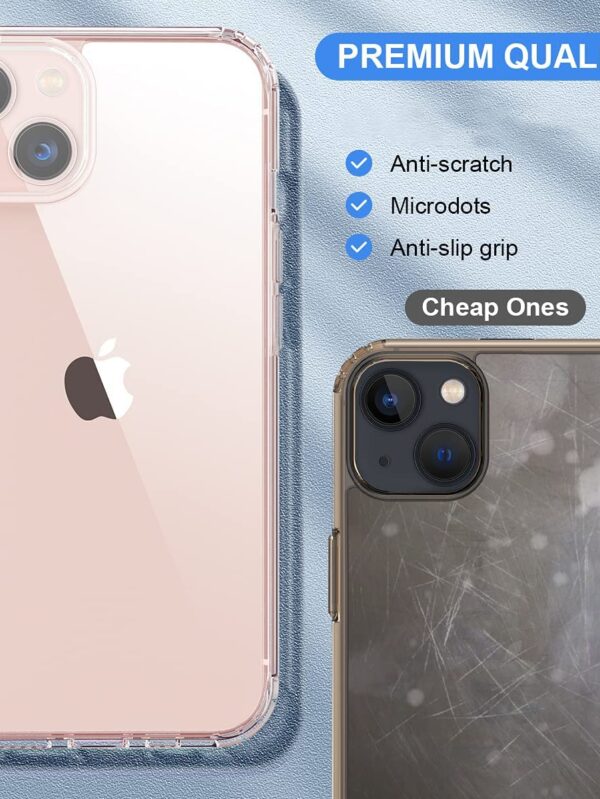 iphone 13 back cover with camera protection (Transparent) - Image 6