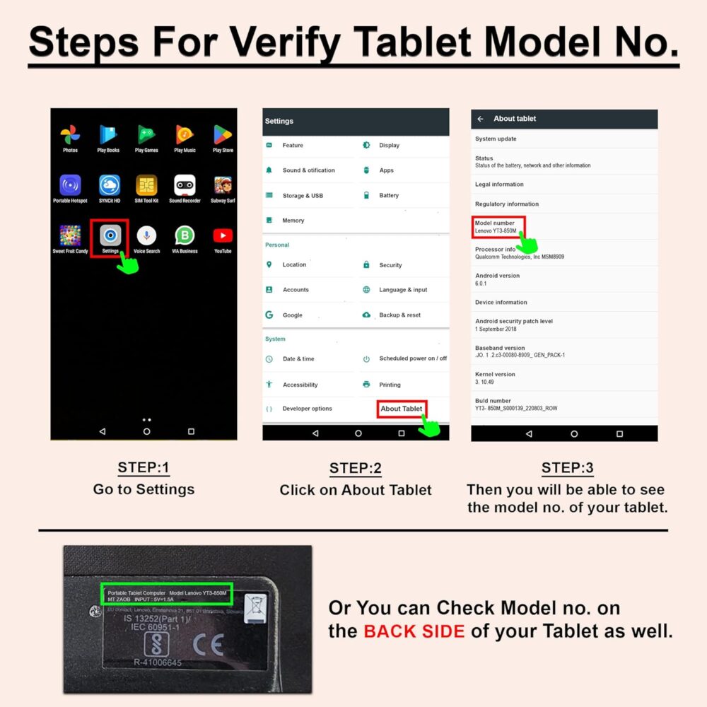 Redmi Pad 10.6 inch Flip Cover